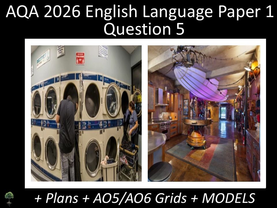 Two Question 5 - AQA 2026 GCSE English Language Paper 1 | Plans, AO Grids, Models