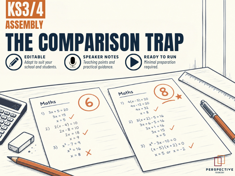 Comparison Trap Assembly | KS3 KS4 Wellbeing