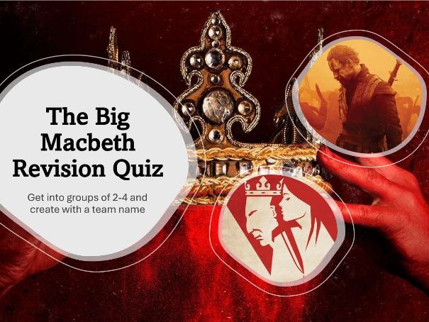 Macbeth Revision Quiz
