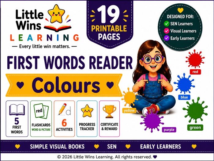 First Words Reader: Colours | SEND