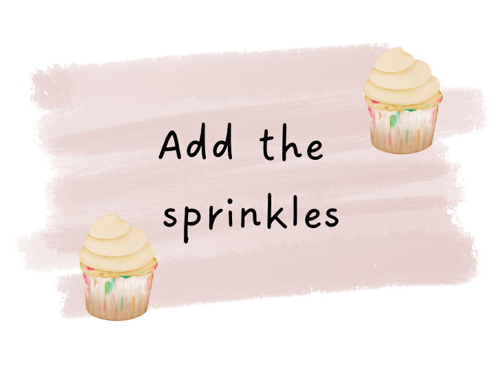 Cupcake sprinkles