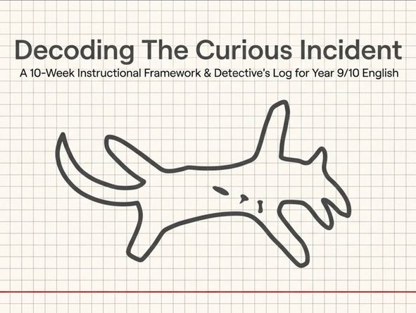 The Curious Incident of the Dog in the Night-Time Novel Study Unit | Year 9 10
