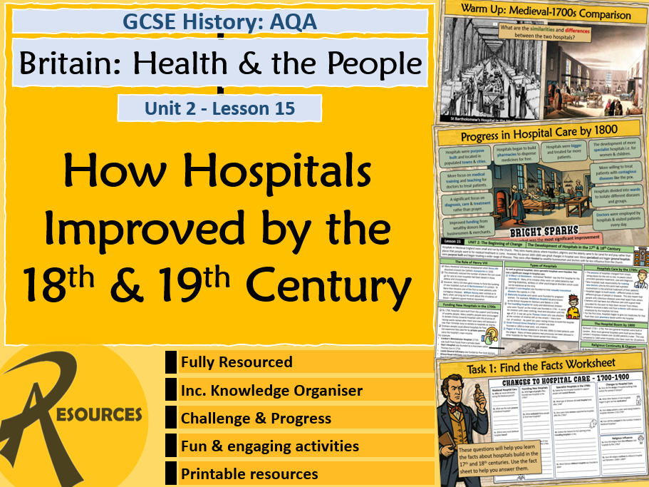 How Hospitals Changed in the 18th & 19th Century - AQA - GCSE History