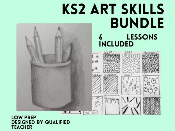 KS2 Art Skills Lesson Pack | 6 Complete Art Lessons