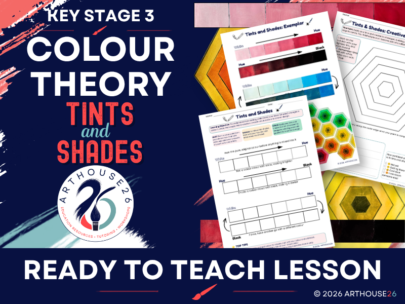 Tints & Shades Art Lesson | Colour Mixing & Class Display, KS3