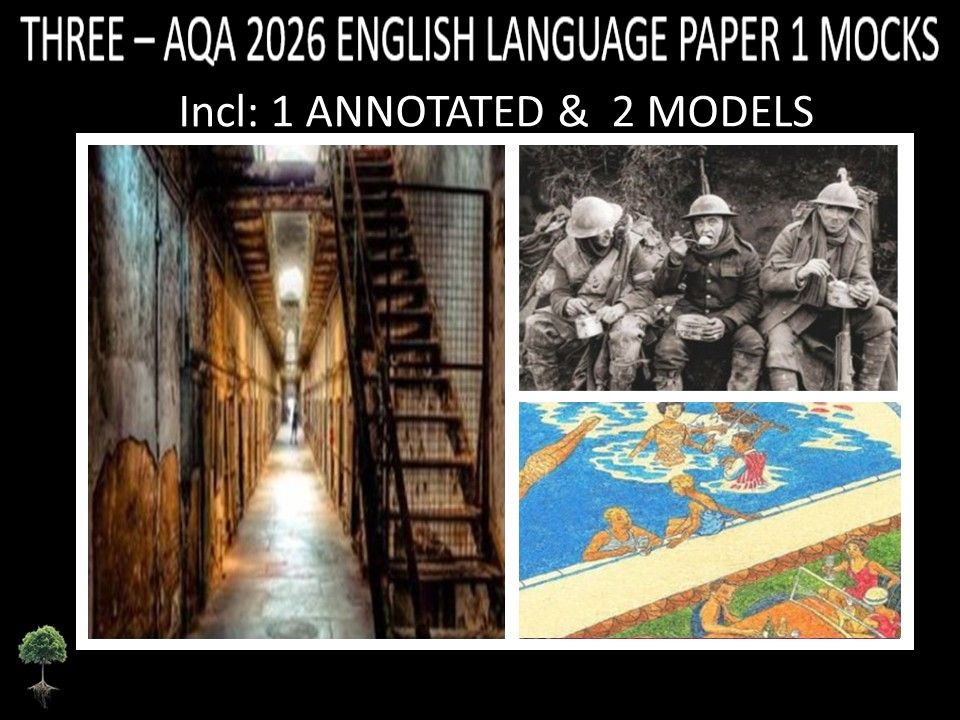 THREE - AQA PAPER 1 |2026 FULL MOCKS |ANNOTATED | MODELS
