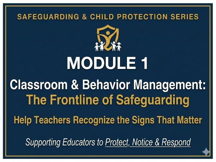 Safeguarding an Child Protection Series - Module 1