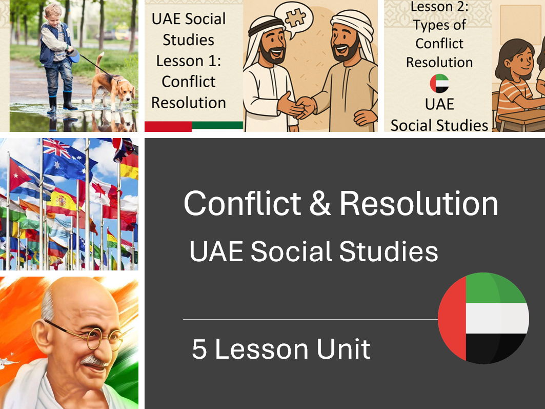 Conflict Resolution & Responsibility  KS2/KS3 UAE Social Studies, PSHE & Citizenship