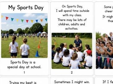 Sports Day Social Story | SEND, Autism, EYFS & KS1 Transition Support