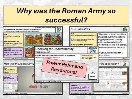 [KS3 - Romans] Why was the Roman Army so successful?