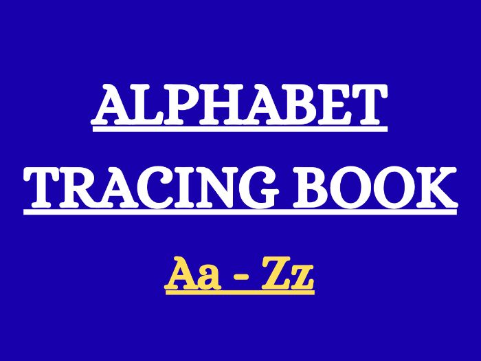 ALPHABET TRACING A-Z WORKSHEETS / UPPERCASE AND LOWERCASE LETTERS / HANDWRITING PRACTICE