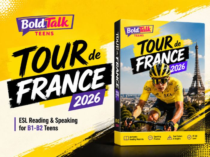 Tour de France 2026: ESL Reading & Speaking for B1-B2 Teens