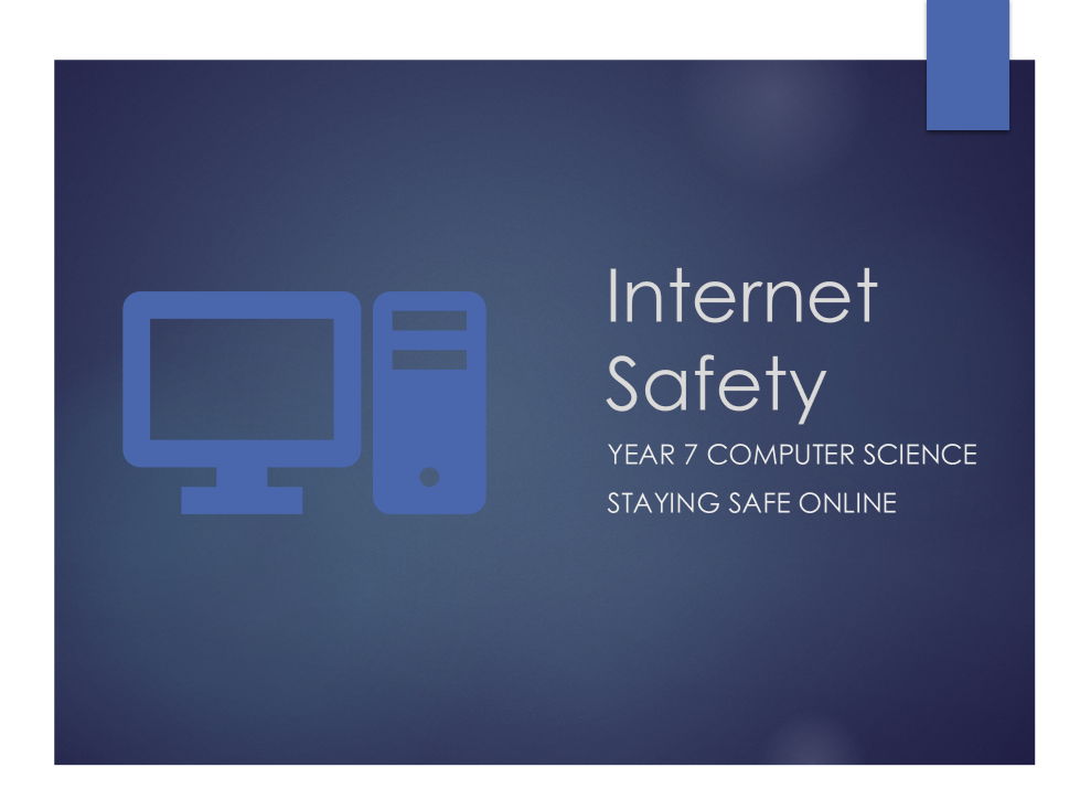 Year 7 Online Safety Lesson