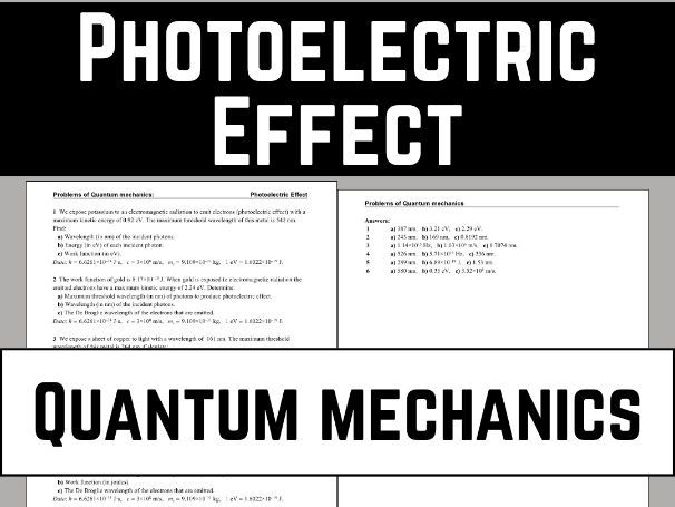 Photoelectric Effect & De Broglie Wavelength: 6 Complex Problem Sets