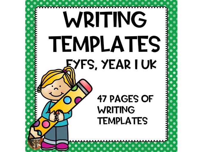 Writing Templates for EYFS and Year 1 Teaching Resources