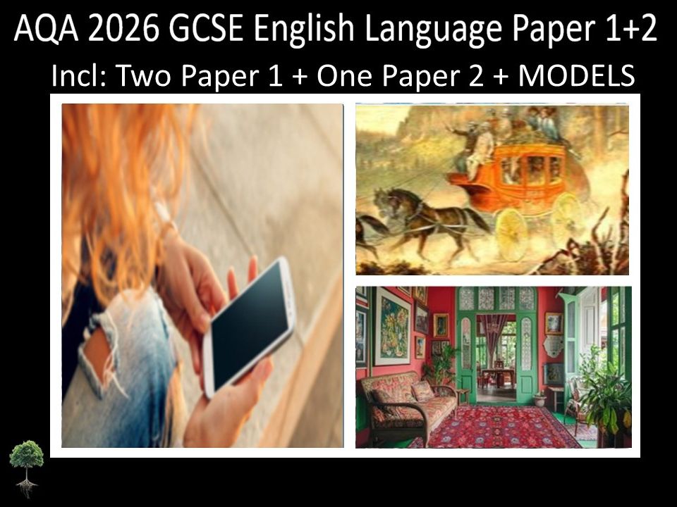 Three AQA 2026 GCSE English Language Paper 1 & 2 Mocks | Models
