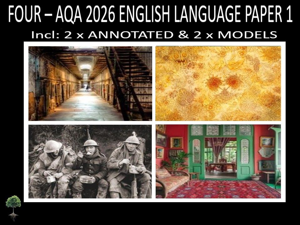 FOUR - AQA PAPER 1 | 2026 FULL MOCKS | ANNOTATED | MODELS