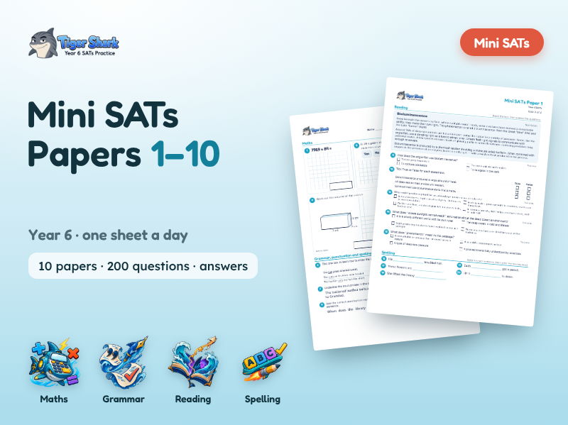 Mini SATs Practice Tests 1-10: KS2 Year 6