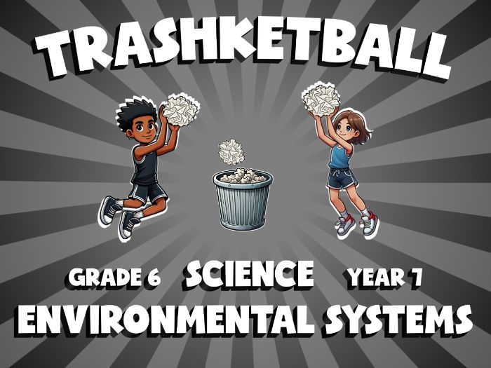 Environmental Systems TRASHKETBALL Science Game | No-Prep Year 7 Review Activity