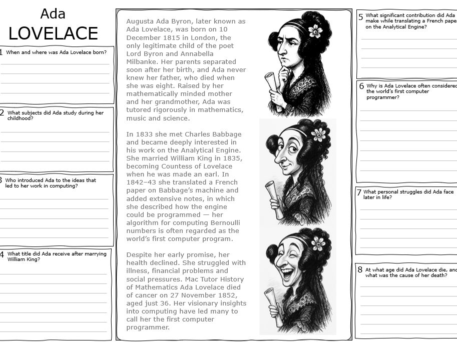 Maths through the Ages - Lovelace