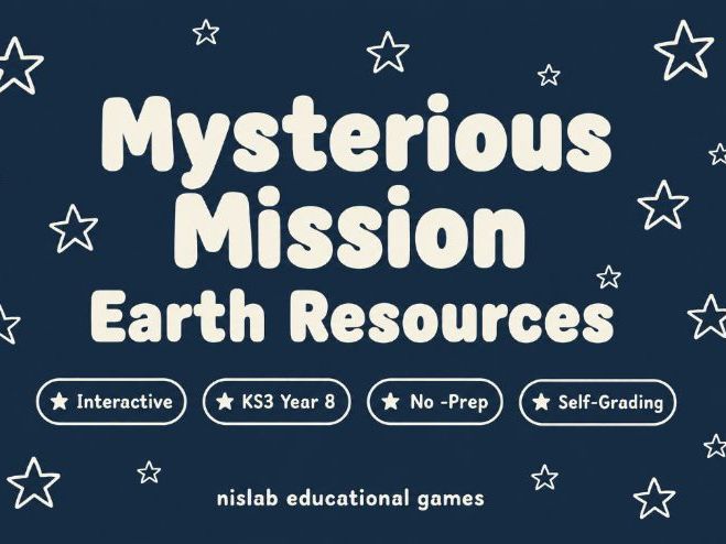Earth Resources Interactive Game | KS3 Year 8