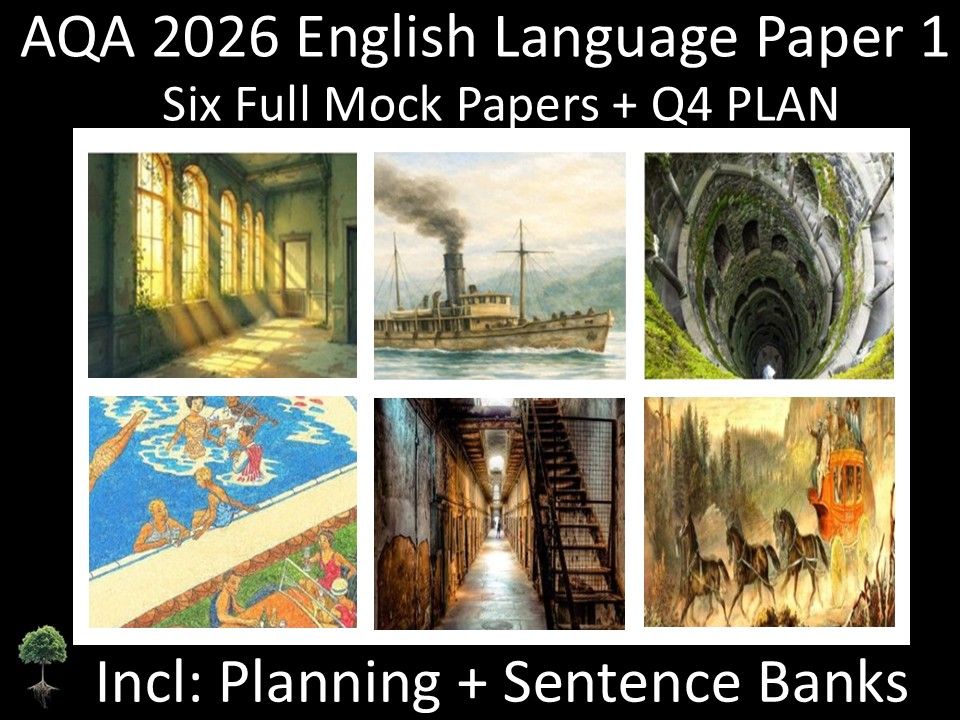 Six 2026 AQA English Language Paper 1 Mocks | Q4 PLAN