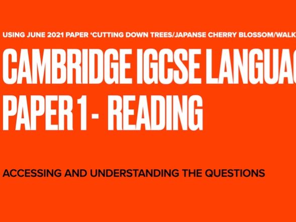 CIE English Language Paper 1 Full Breakdown (2)