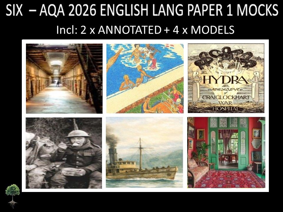 SIX - AQA PAPER 1 | 2026 FULL MOCKS | ANNOTATED | MODELS