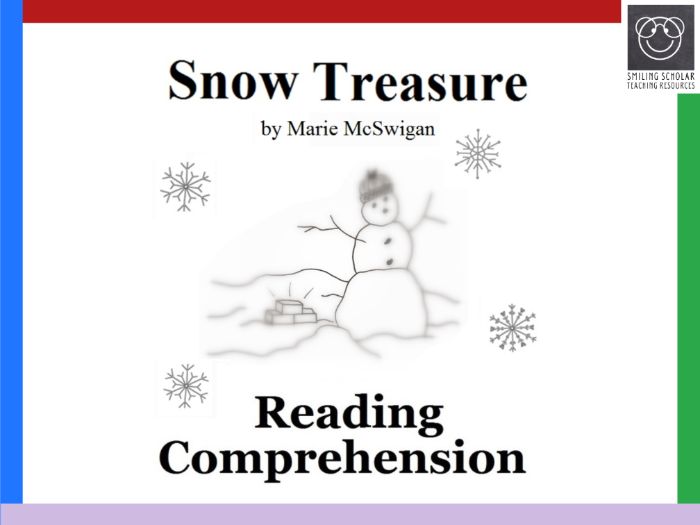 Reading Comprehension: Snow Treasure by Marie McSwigan