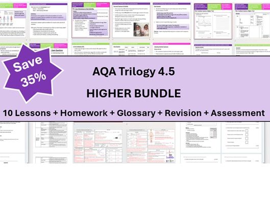AQA Trilogy 4.5 Homeostasis Higher Bundle