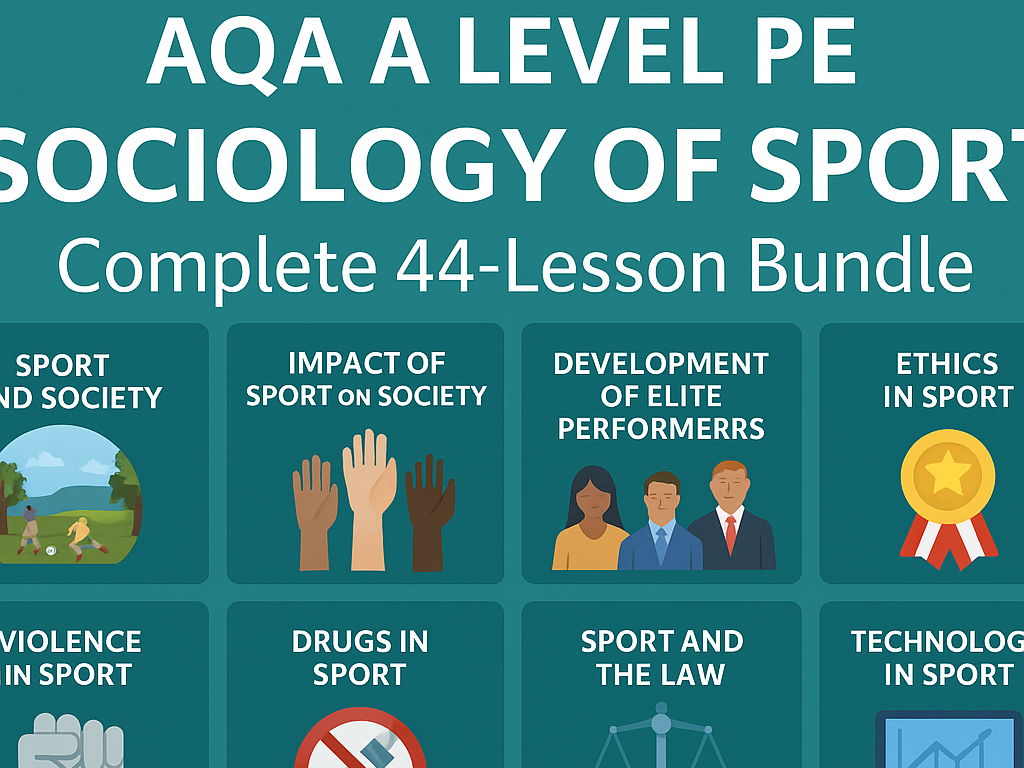 AQA A Level PE – Sociology of Sport | Complete Resource Bundle