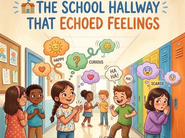 The School Hallway That Echoed Feelings – A Story and Activities About Emotional
