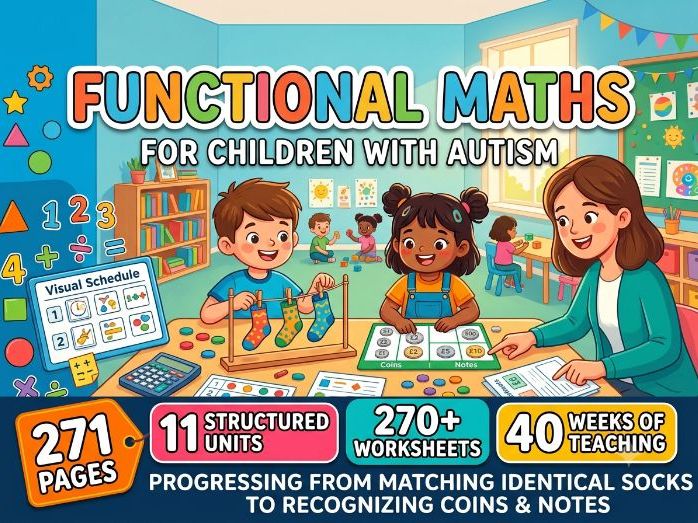 Functional Maths Level 1 | 270+ Worksheets | Full Year Pre-Number and Early Number Curriculum
