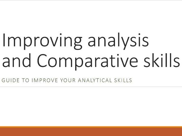 Improving analysis and comparative skills