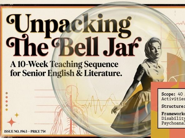 The Bell Jar Teaching Unit | Senior English Novel Study | ELA