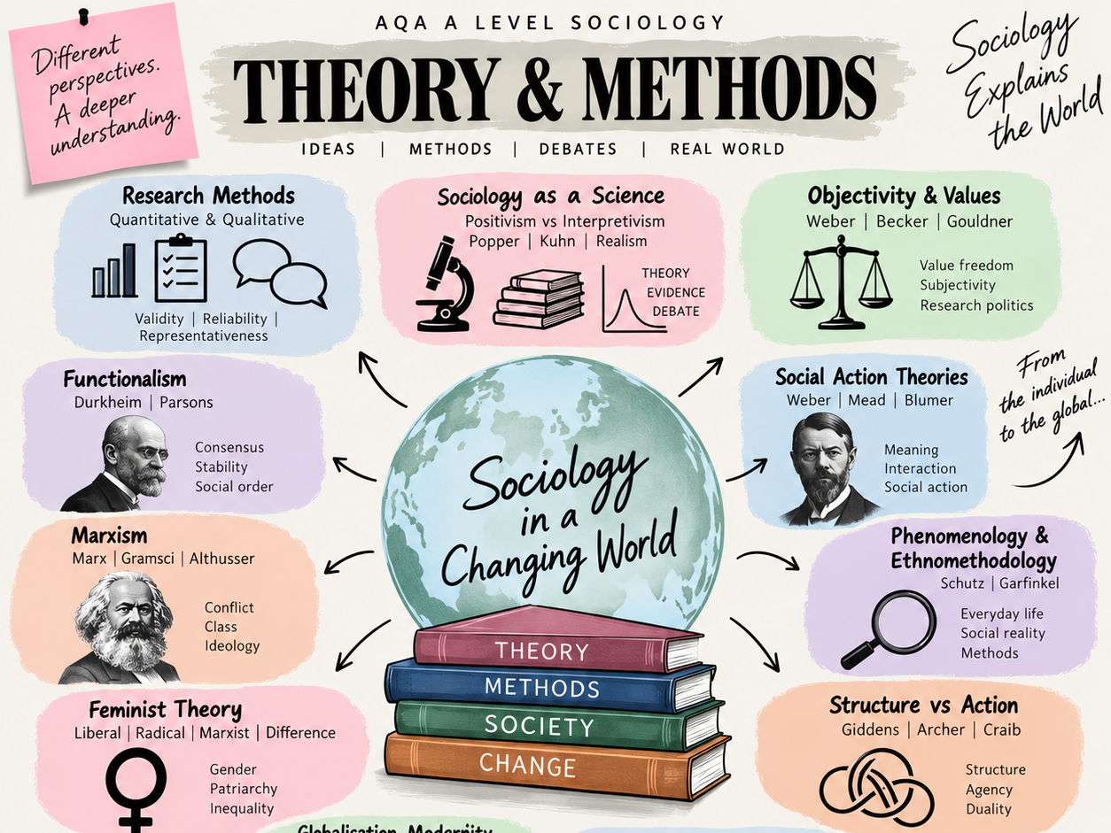 A Level Sociology- Theory and Methods- ALL LESSONS