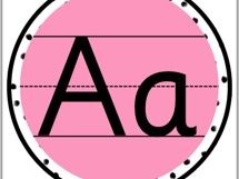 Alphabet Display- letter formation