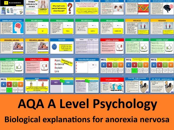 Biological explanations for anorexia  | Exams in 2027 - AQA A Level Psychology (Eating behaviour)
