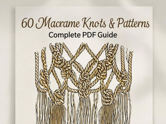 60 Macrame Knots & Patterns – Complete PDF Guide