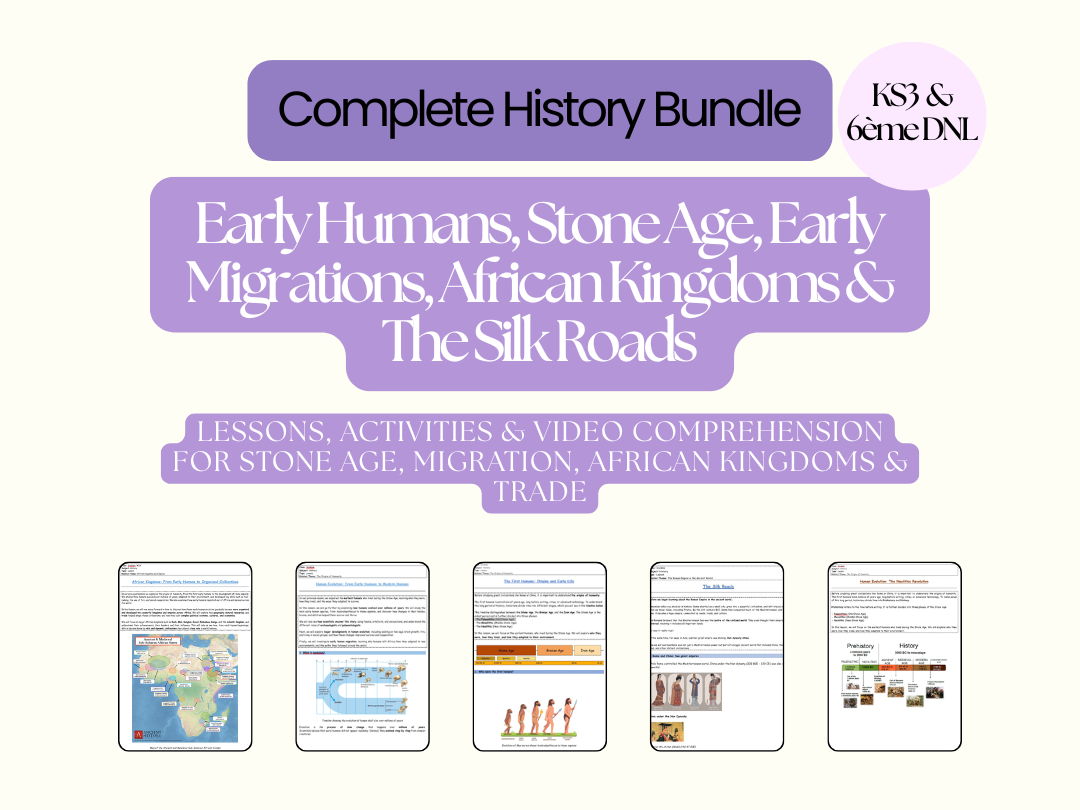 From Early Humans to the Silk Roads – Complete KS3 History Bundle