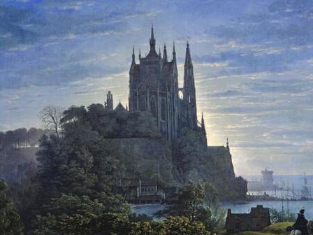 KS3 / GCSE Gothic Original writing lesson - vocab /sentence structure tasks 'The Church on the Hill'