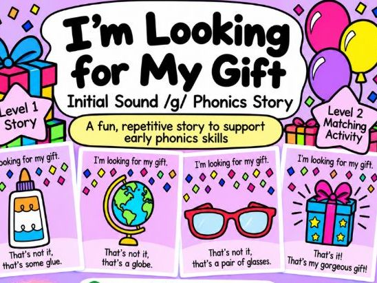 Initial Sound /d/ Phonics Story | I’m Looking for My Dinosaur | SEND Phonics Activity