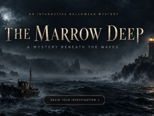 THE MARROW DEEP — Interactive Halloween Mystery Game | A2–B2