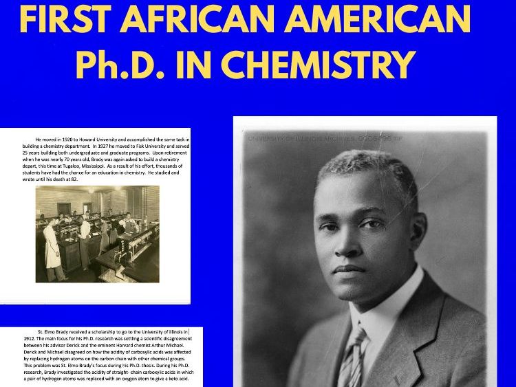 Black History Month: St. Elmo Brady, First African American Chemist Reading Co
