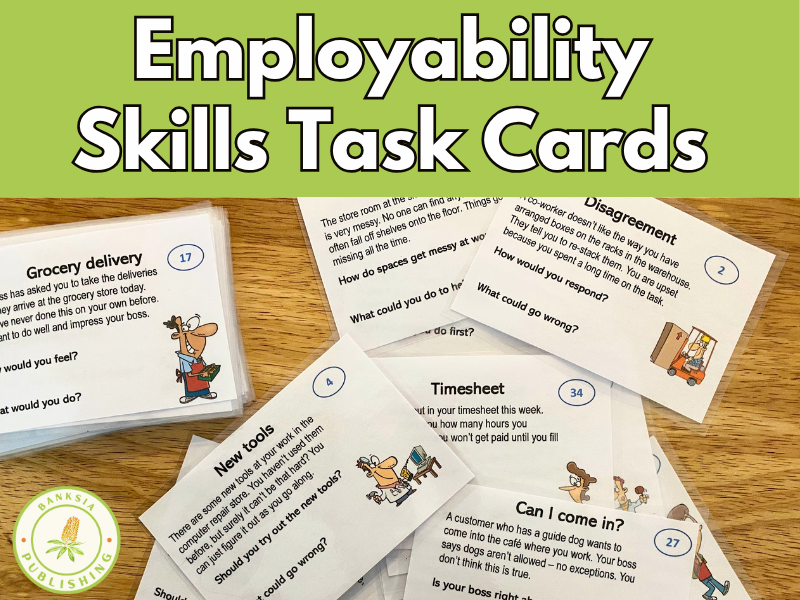 Employability skills task cards game