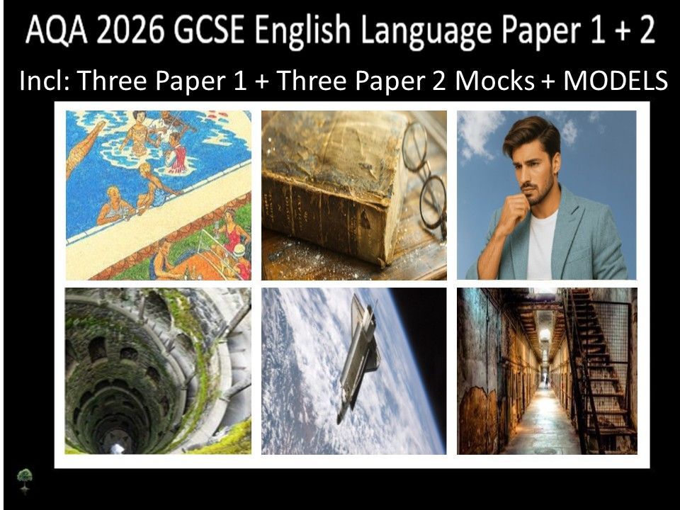 Six AQA 2026 GCSE English Language Paper 1 & 2 Mocks | Models
