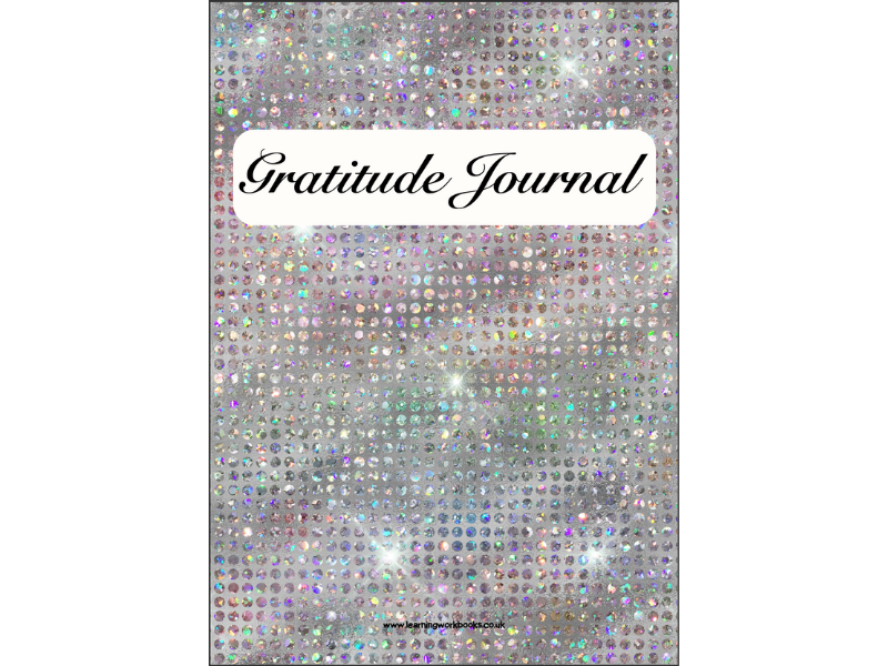 Silver Diamond Stud Gratitude Journal