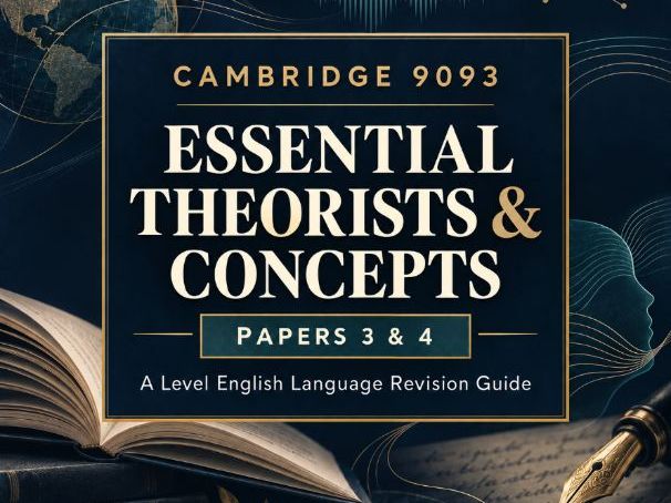 Cambridge International AS & A Level English Language 9093 Essential Theorists