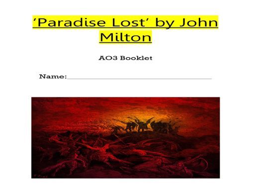 Paradise Lost Context Booklet