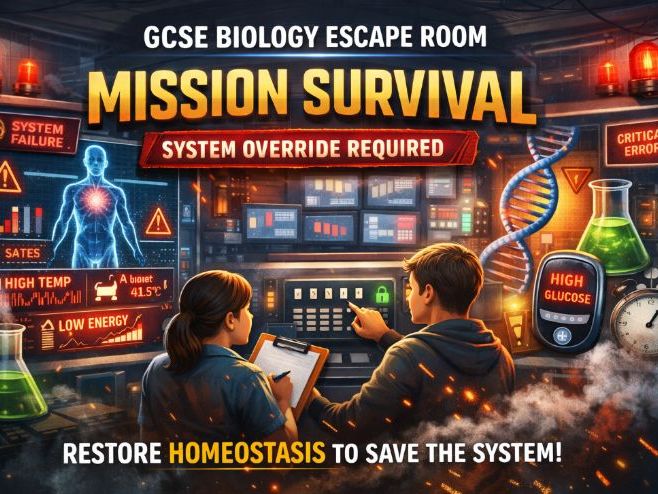 GCSE Biology Escape Room – Homeostasis and Regulation Revision